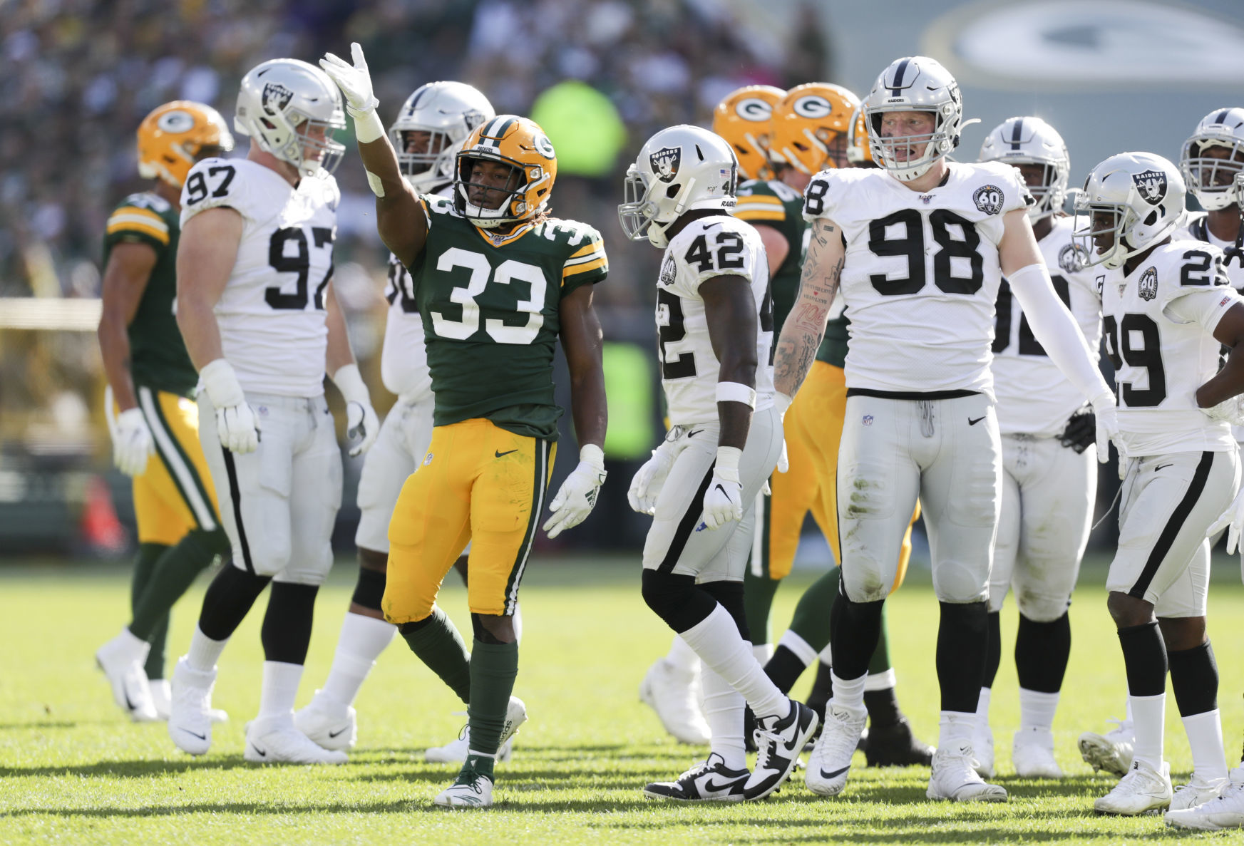 Packers 42, Raiders 24